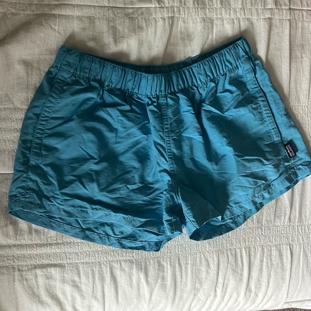 Blue Patagonia baggies shorts size S